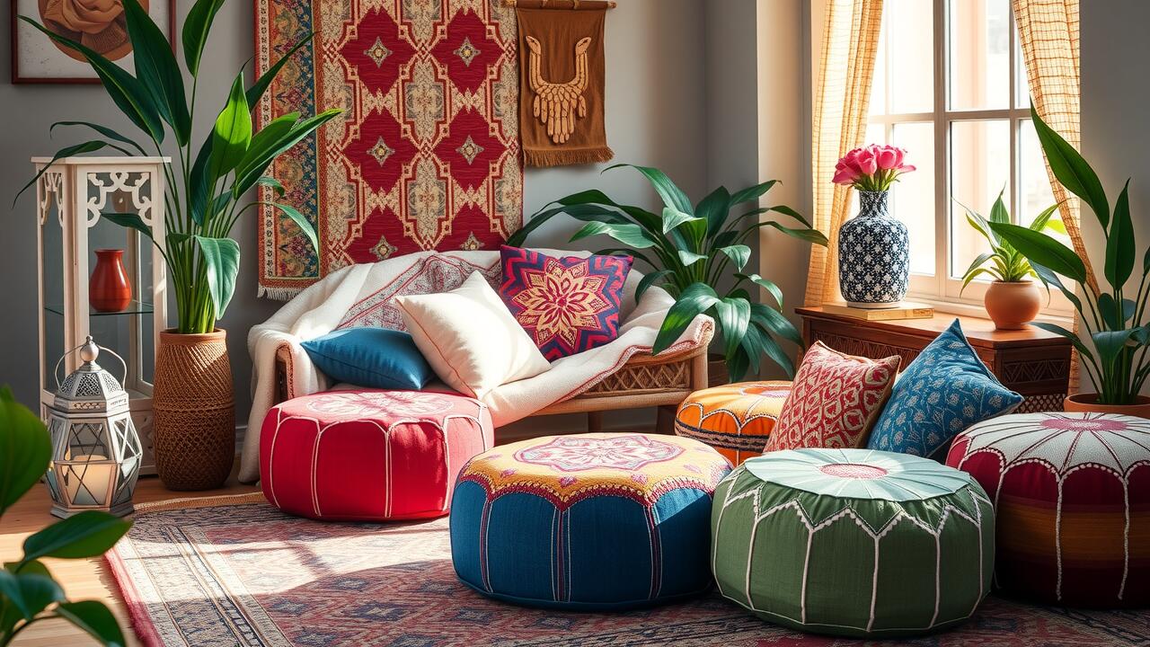 How do you wash a Moroccan pouf?