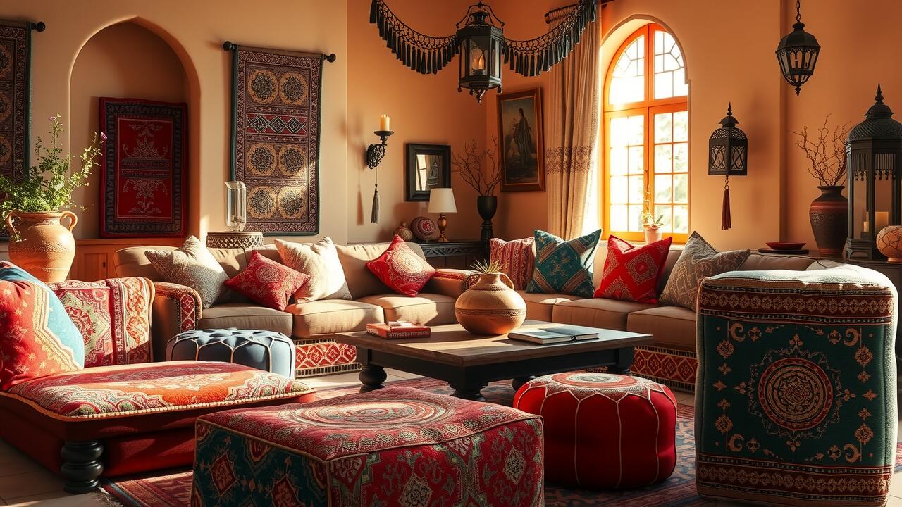 How to get smell out of moroccan leather pouf?
