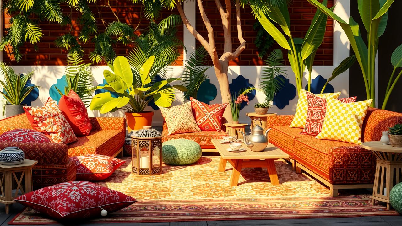 What are the elements of Moroccan style?